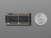 Adafruit 0.8" 8x16 LED Matrix FeatherWing Display Kit - Yellow