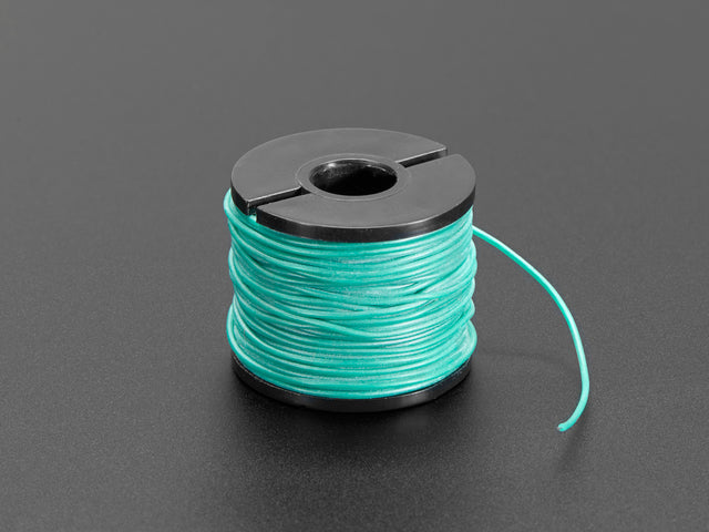 Silicone Cover Stranded-Core Wire - 50ft 30AWG Green