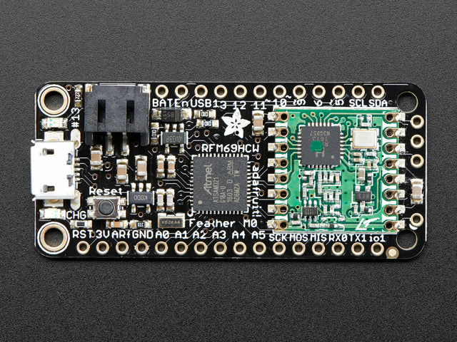 Adafruit Feather M0 RFM69HCW Packet Radio - 868 or 915 MHz