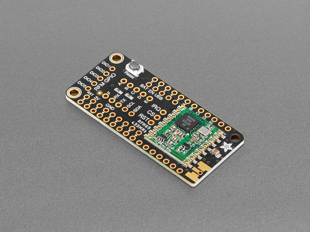 Adafruit Radio FeatherWing - RFM69HCW 433MHz