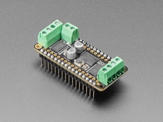 Assembled DC Motor + Stepper FeatherWing Add-on