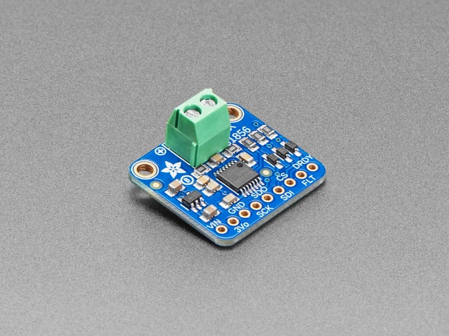 Angled Shot of a Adafruit Universal Thermocouple Amplifier Breakout Board.