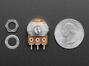 Panel Mount 10K Log Potentiometer (Breadboard Friendly)