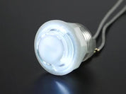 Mini LED Arcade Button - 24mm Translucent Clear