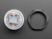 Arcade Button with LED - 30mm Translucent Clear