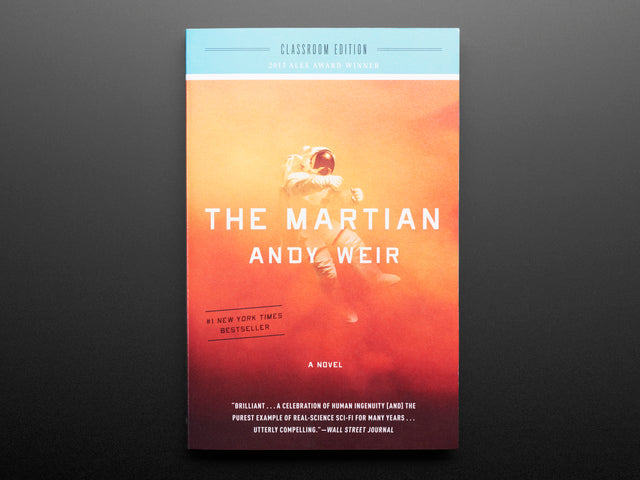 Front cover of "The Martian: A Novel" - Classroom Edition - by Andy Weir