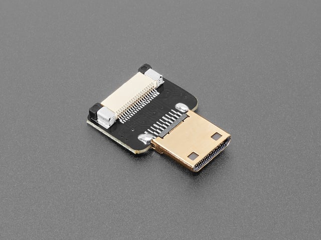 DIY HDMI Cable Parts - Straight Mini HDMI Plug Adapter