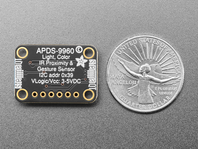 Adafruit APDS9960 Proximity, Light, RGB, and Gesture Sensor