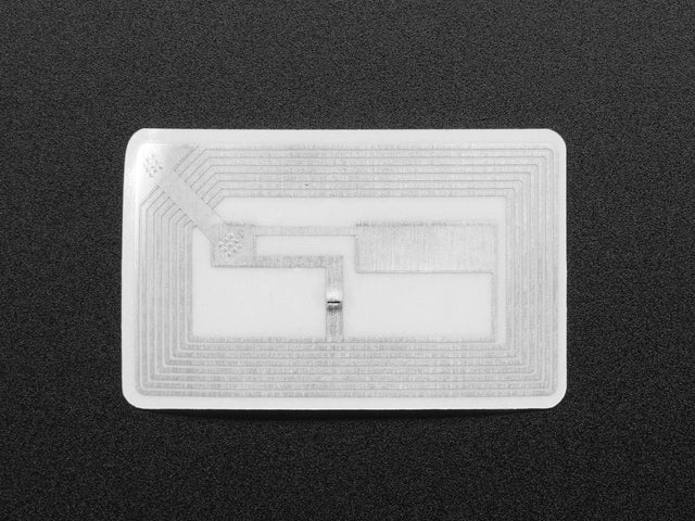 RFID sticker with coil imprinted