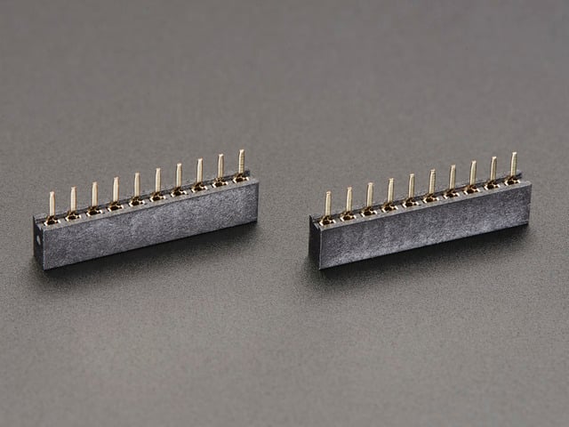 Pack of two, 2mm 10 pin Socket Headers