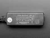 PoE Splitter with MicroUSB Plug - Isolated 12W - 5V 2.4 Amp