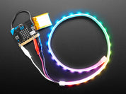 Adafruit NeoPixel LED Strip w/ Alligator Clips - 60 LED/m