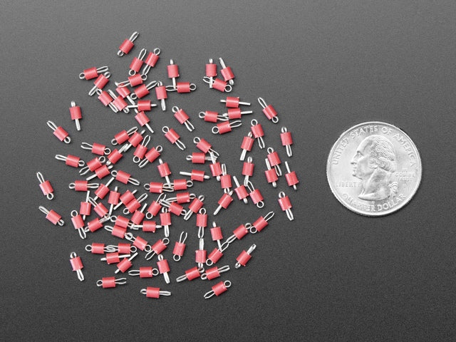 Small PCB Test Points (100 pack) - Red