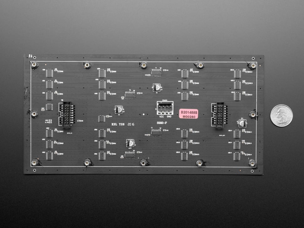 64x32 Flexible RGB LED Matrix - 4mm Pitch
