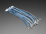 Arcade Button and Switch Quick-Connect Wires - 0.187" (10-pack)