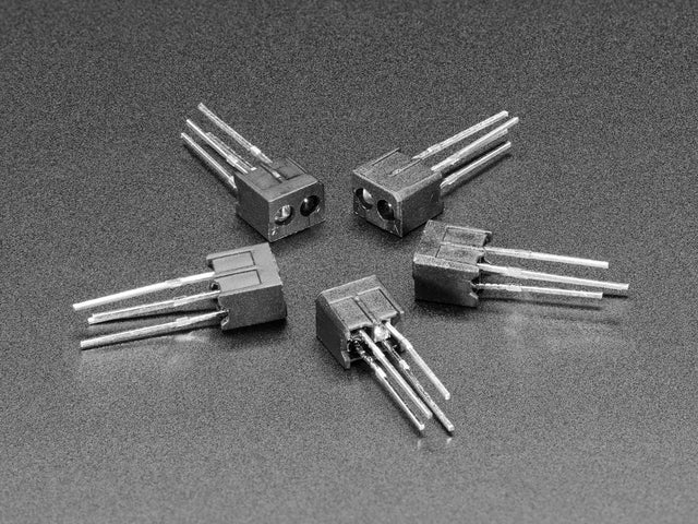 Five Miniature Reflective Infrared Optical Sensors