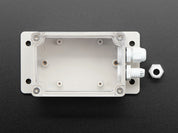 Flanged Weatherproof Enclosure With PG-7 Cable Glands