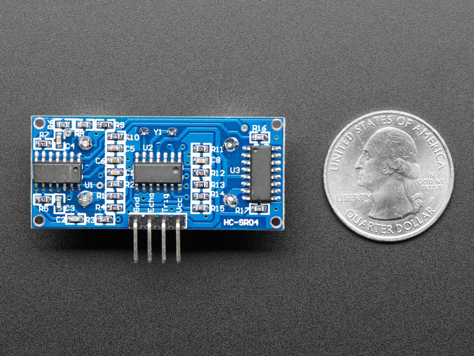 HC-SR04 Ultrasonic Sonar Distance Sensor + 2 x 10K resistors