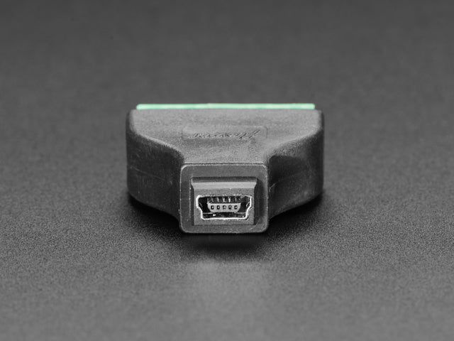 USB Mini B Female Socket to 5-pin Terminal Block