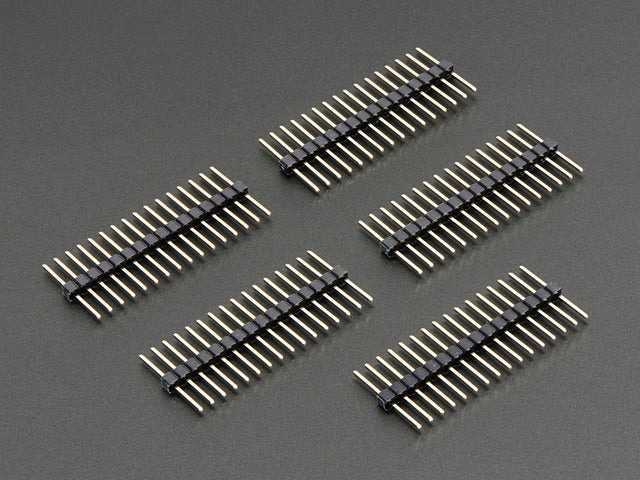 5 pieces of Extra-long break-away 0.1 inch 16-pin strip male header