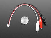 JST PH 2mm 3-pin Plug to Color Coded Alligator Clips Cable