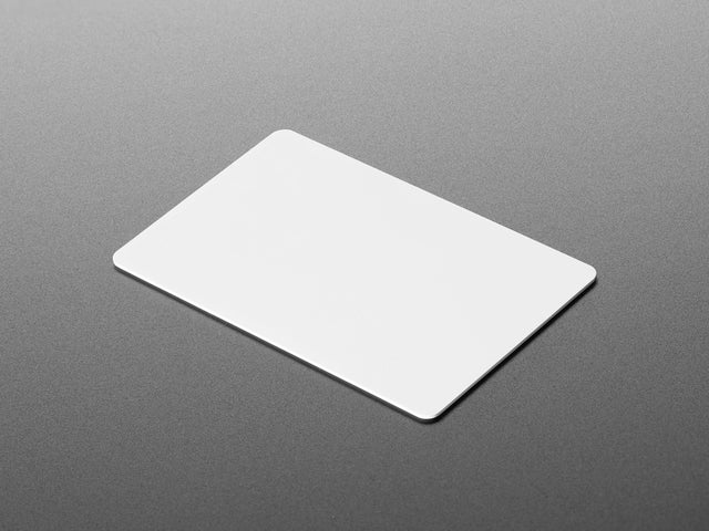 Blank white RFID/NFC card