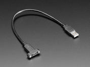 Panel Mount Cable USB C to Type A - 30cm