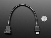 Snap-In Panel Mount HDMI Cable - 30cm
