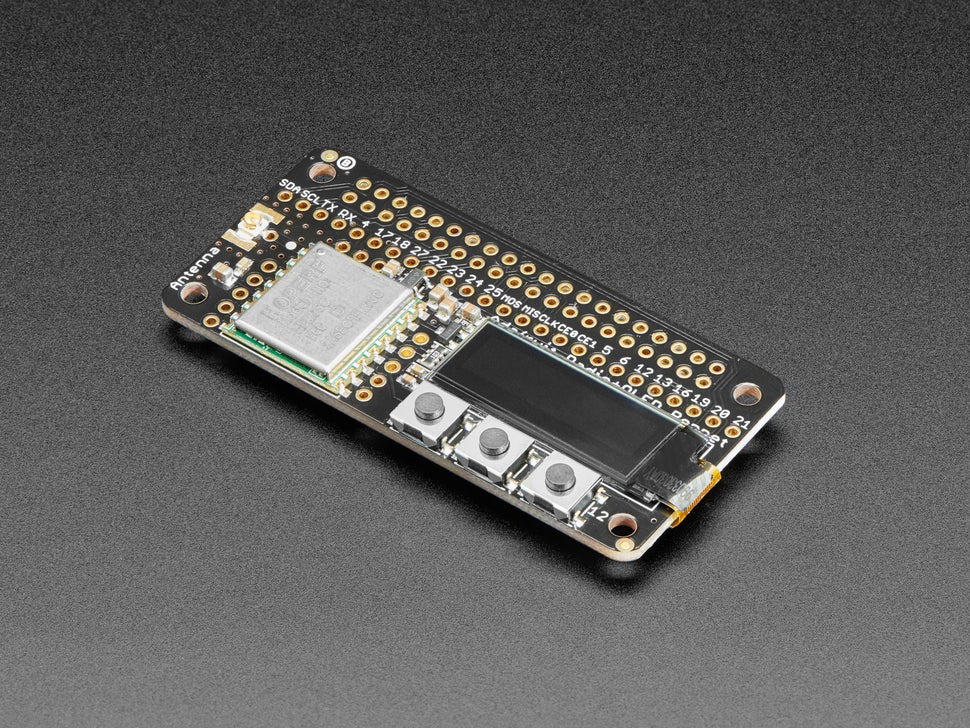 Adafruit LoRa Radio Bonnet with OLED - RFM95W @ 915MHz