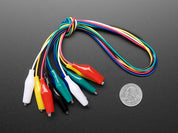 Small Alligator Clip Test Lead (set of 6)