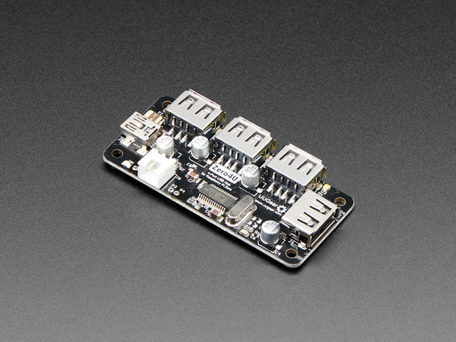 Zero4U - 4-Port USB Hub without Pogo Pins - v1.3