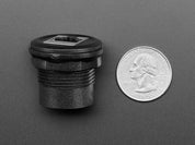 RJ-45 Ethernet Round Panel Mount Adapter Plug