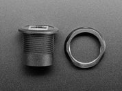 RJ-45 Ethernet Round Panel Mount Adapter Plug