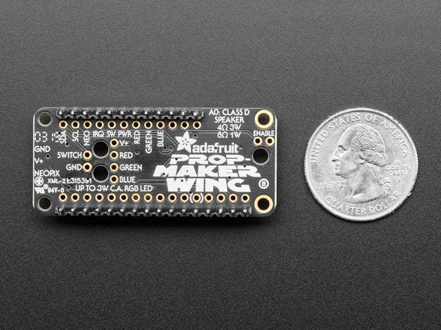 Assembled Adafruit Prop-Maker FeatherWing