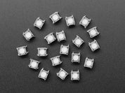 Soft Silicone Top 6mm Push-buttons (20-pack)