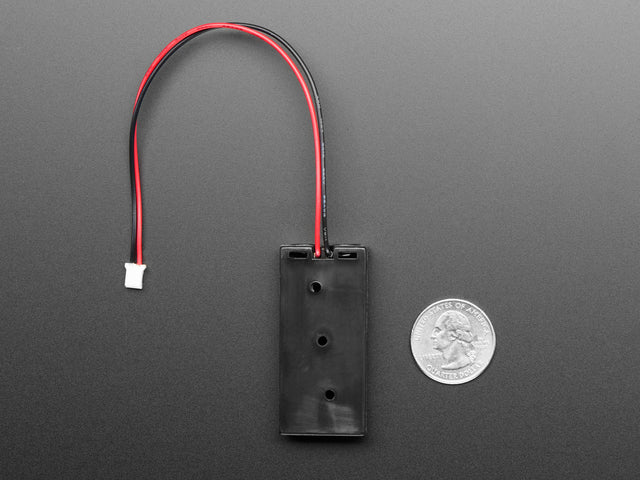 2 x AAA Open Battery Holder with JST PH Connector