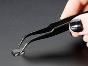 Fine tip curved tweezers - ESD safe