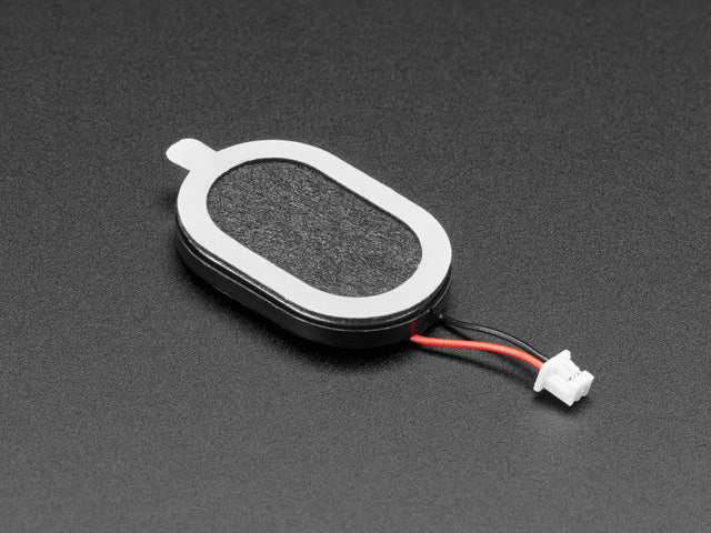 Mini Oval Speaker with Short Wires - 8 Ohm 1 Watt