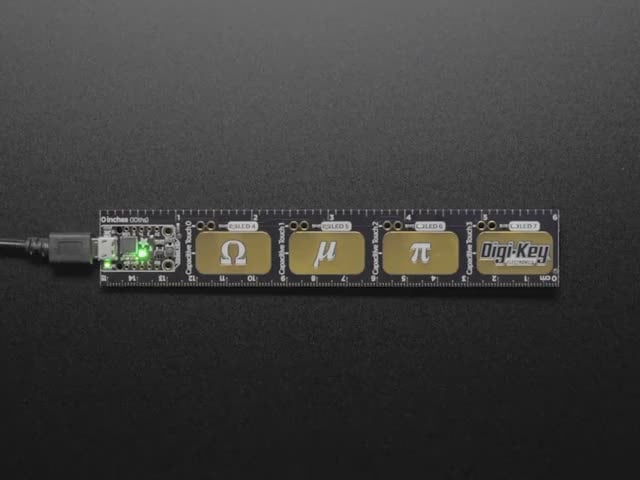 Adafruit PyRuler - Engineer Reference Ruler with CircuitPython