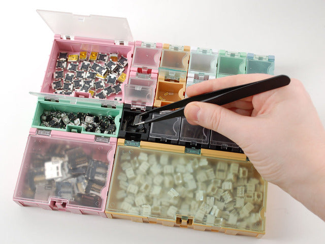 Small Modular Snap Boxes - SMD component storage - 3 pack