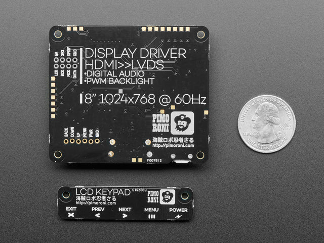 Pimoroni HDMI 8" IPS LCD Screen Kit - 1024x768