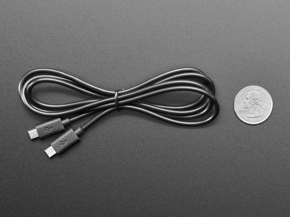 MakeCode Sync Cable - micro B USB to micro B USB