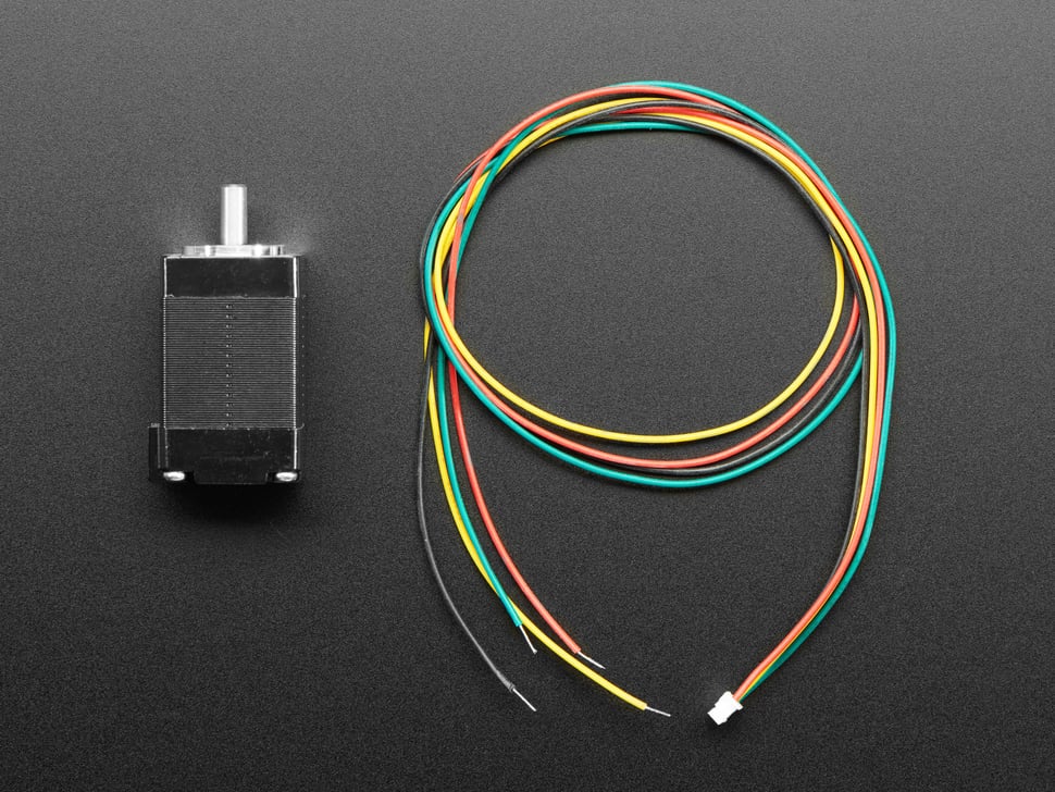 Mini Stepper Motor - 200 Steps - 20x30mm NEMA-8 Size