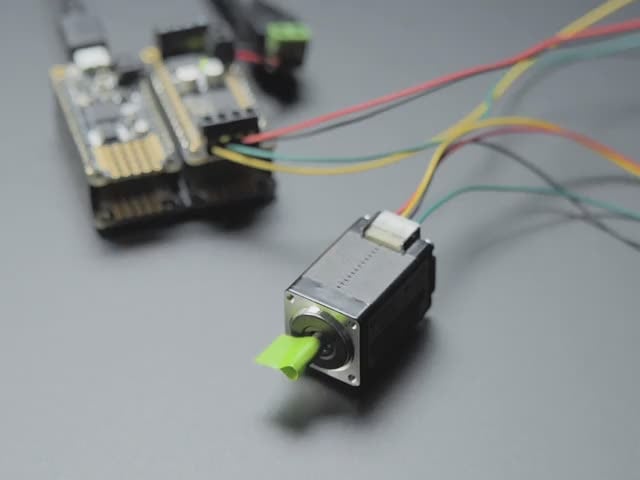 Mini Stepper Motor - 200 Steps - 20x30mm NEMA-8 Size