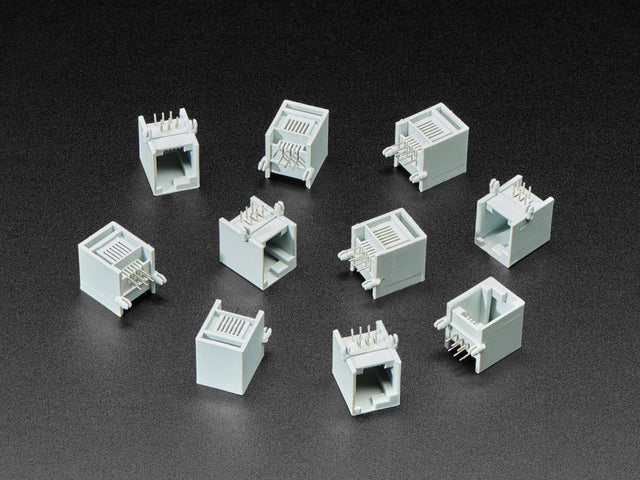 Pack of 10 RJ12 Jack Connectors - EV3/NXT LEGO Compatible