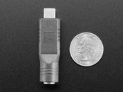 2.1mm 5VDC Barrel Jack to USB C Adapter