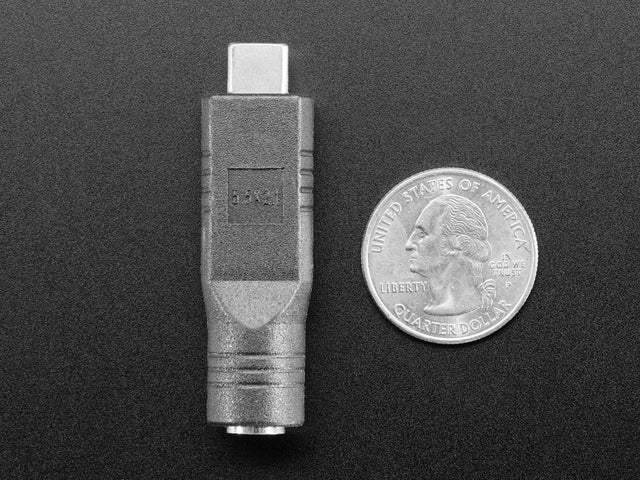2.1mm 5VDC Barrel Jack to USB C Adapter