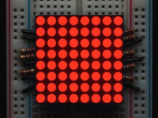 Small 1.2" 8x8 Ultra Bright Red LED Matrix