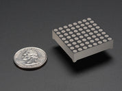 Small 1.2" 8x8 Ultra Bright Red LED Matrix