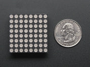Small 1.2" 8x8 Ultra Bright Red LED Matrix